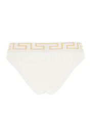 Versace Greca Border Briefs   White