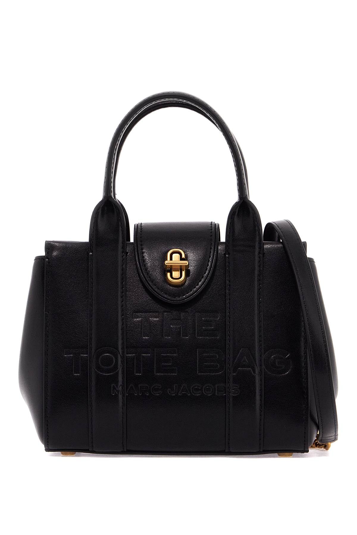 Marc Jacobs The Turnlock Crossbody Tote Bag   Black