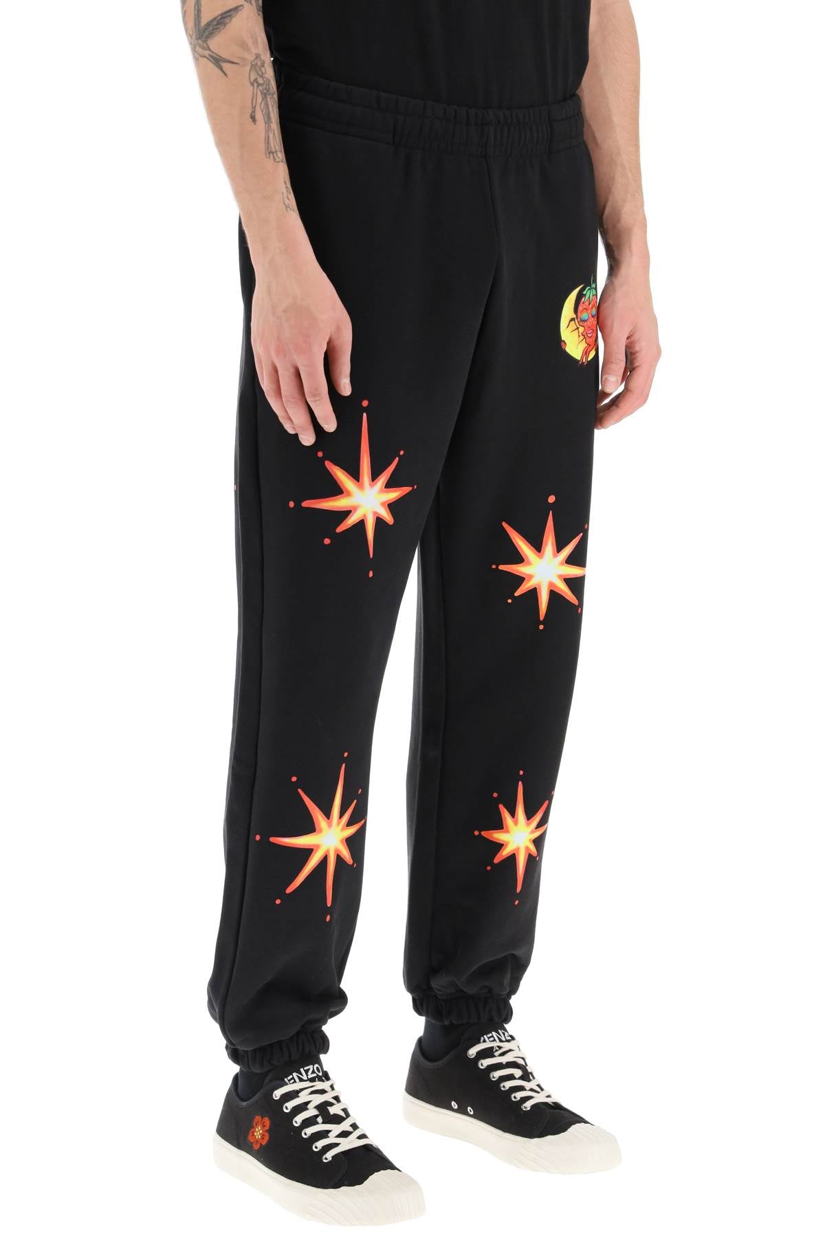 Sky High Farm 'Firework' Jogger Pants   Black