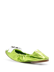 Casadei Flat Shoes Green