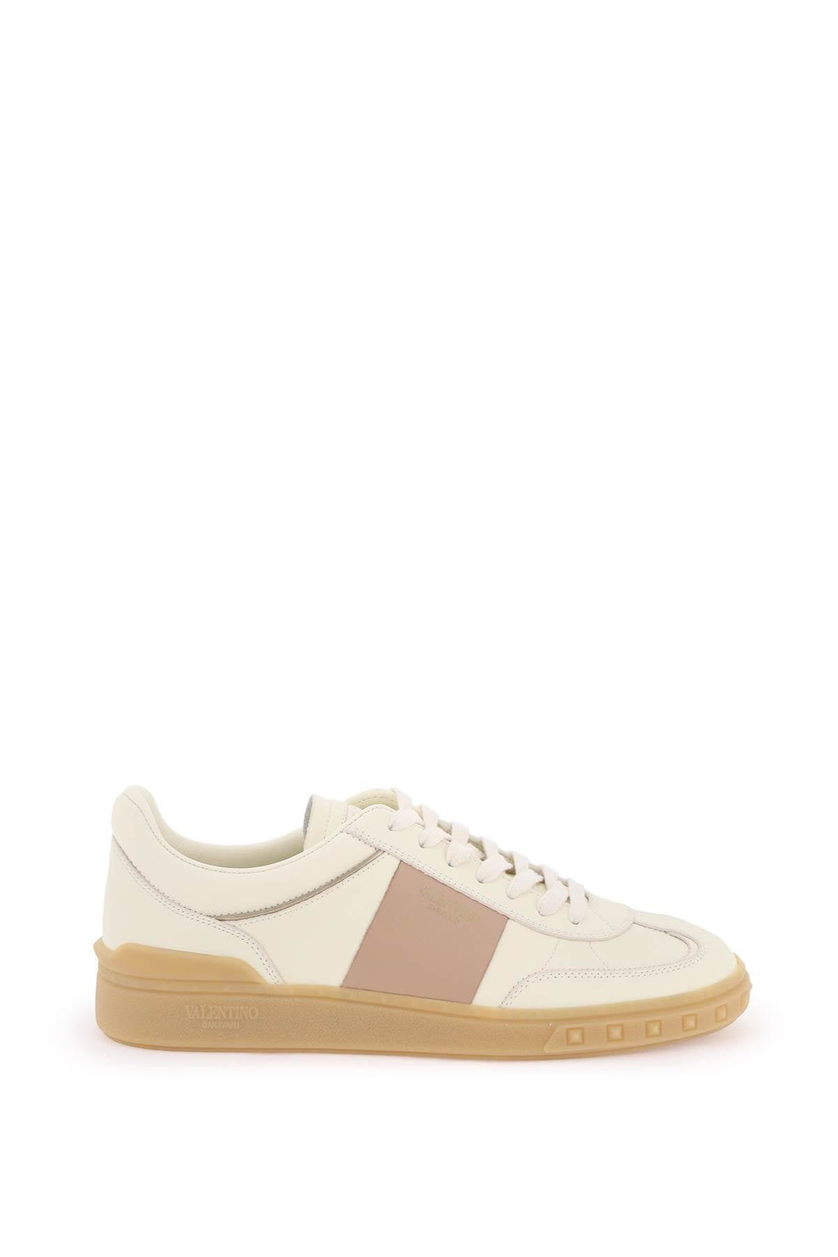 Valentino Garavani Nappa Leather Upvillage Sneakers   White