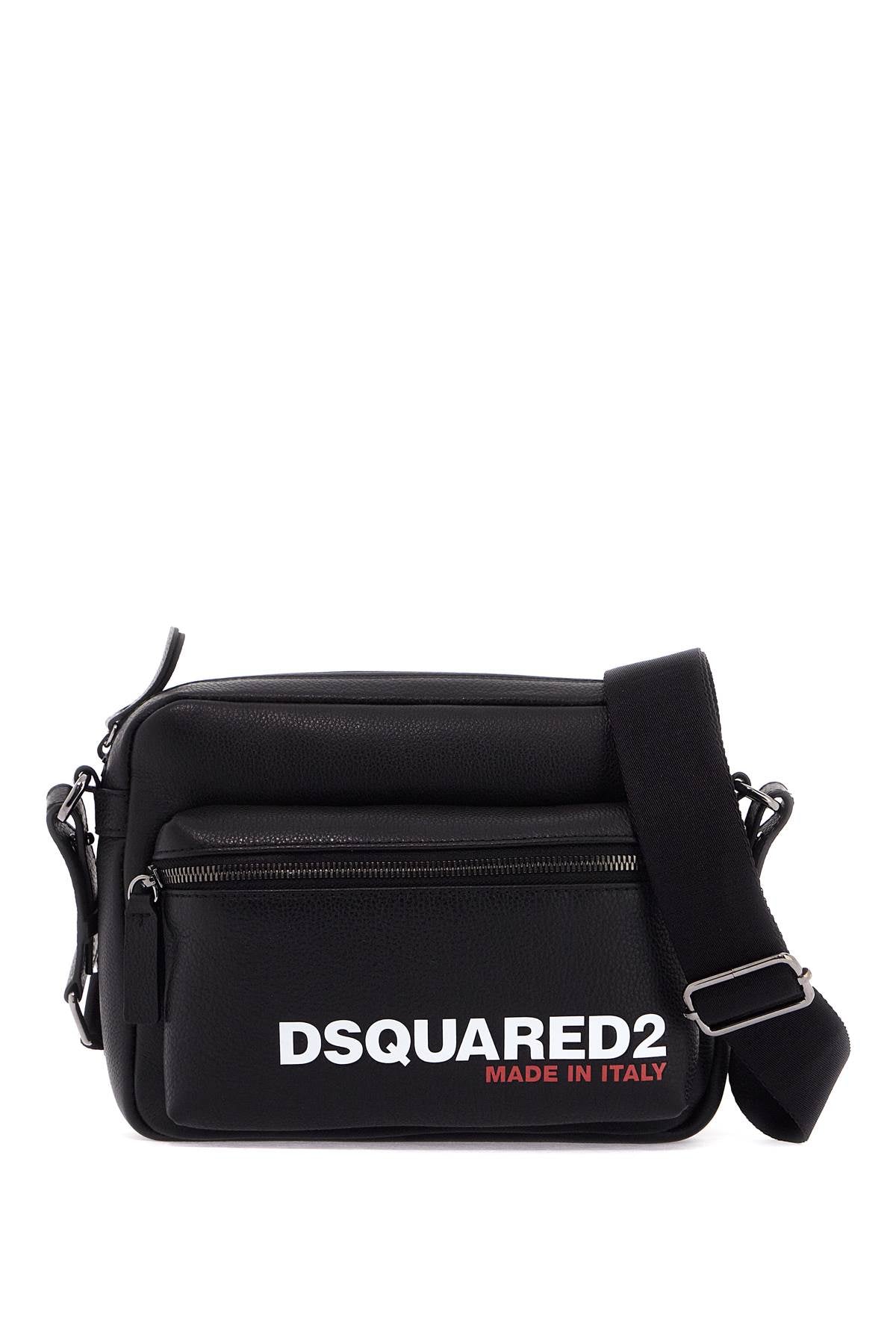 Dsquared2 Bob Shoulder Bag With Adjustable Strap   Black