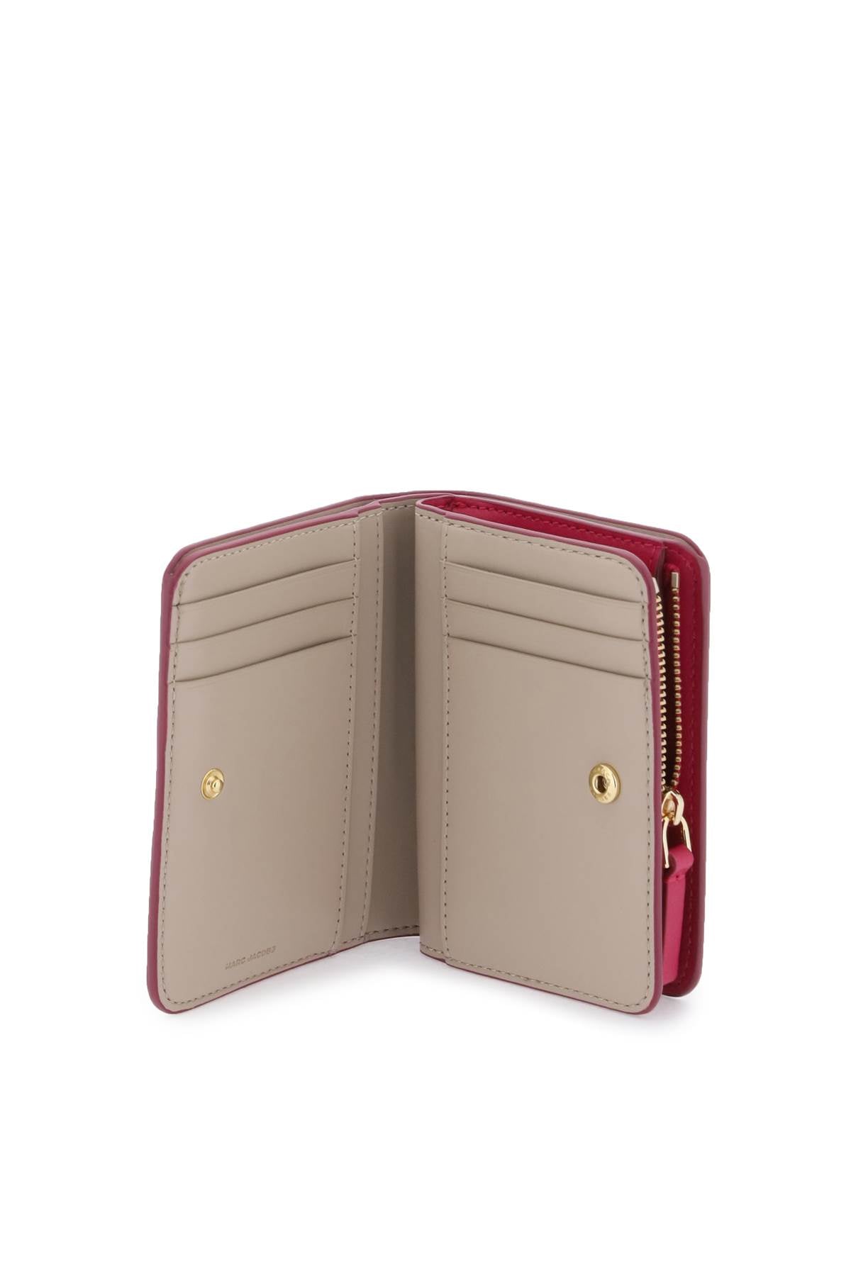 Marc Jacobs The J Marc Mini Compact Wallet   Fuchsia