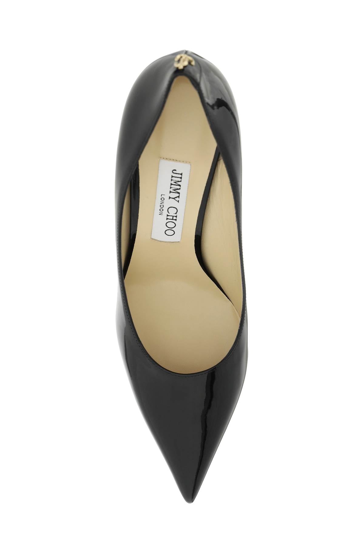 Jimmy Choo Patent Leather Love 85 Pumps   Black