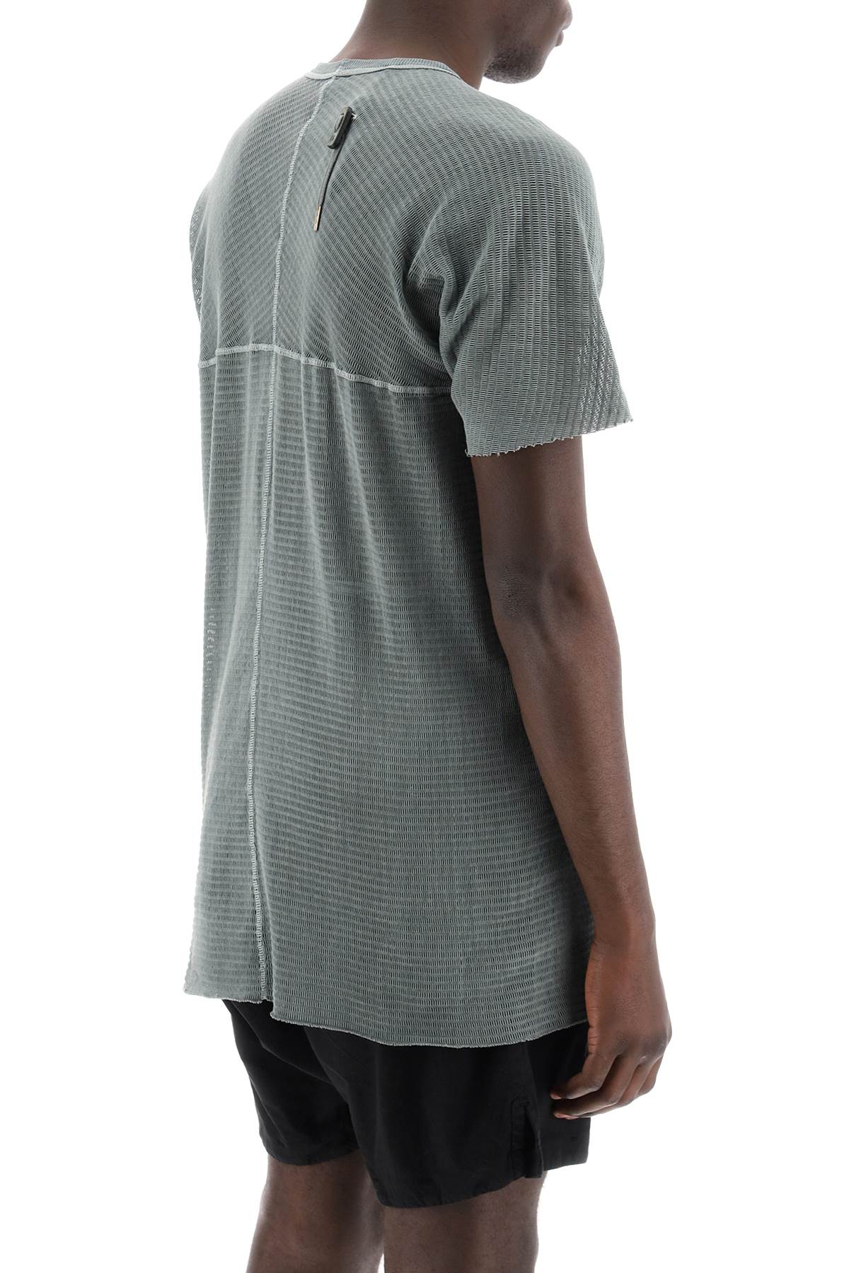 Boris Bidjan Saberi Cotton Perforated T Shirt   Green