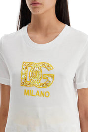 Dolce & Gabbana Maiolica Dg Patch T   White