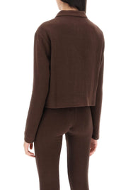 Siedres 'Yuna' Cropped Cardigan   Brown