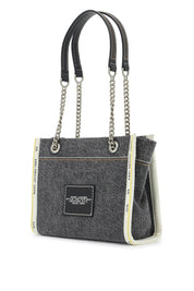 Marc Jacobs Small Denim Chain Tote Bag   The   Black