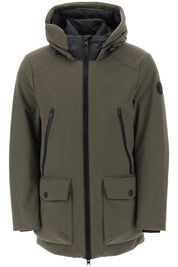 Woolrich Parka In Soft Shell   Green