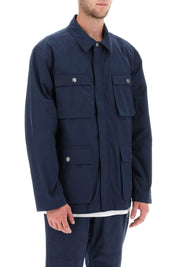 Ksubi 'Detonate' Technical Cotton Jacket   Blue