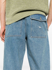 Maison Kitsune' Jeans Clear Blue