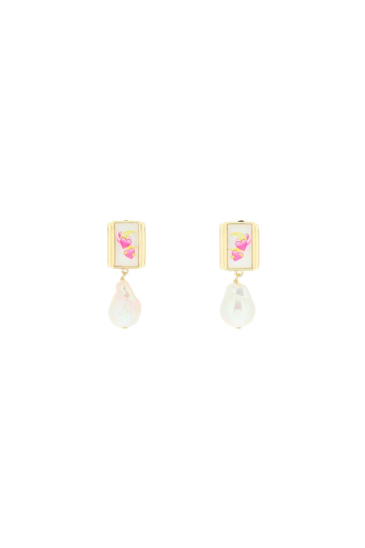 Saf Safu 'Moonlight' Earrings   Gold