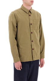 Barbour Washed Overshirt Jacket   Green