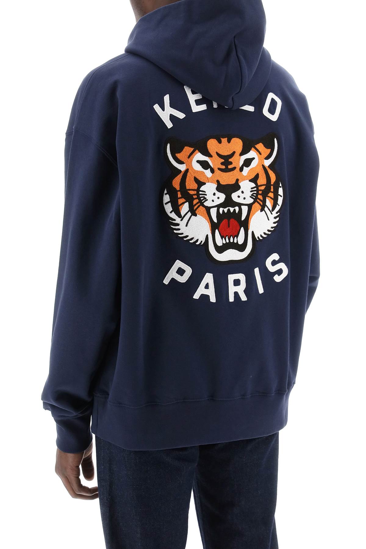 Kenzo Luky Tiger Hoodie   Blue