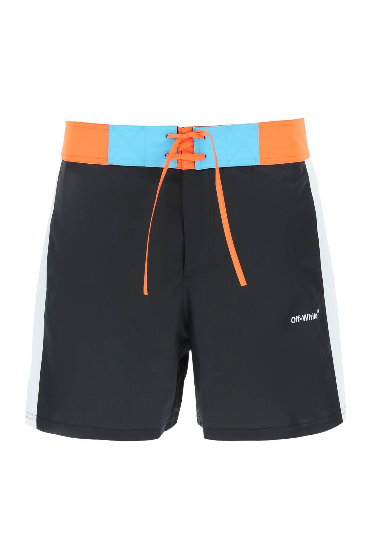 Off White Logo Swimtrunks   Multicolor