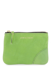 Comme Des Garcons Wallet Leather Coin Purse   Green