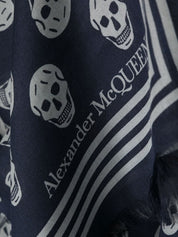 Alexander McQueen Scarfs Blue