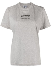 GANNI T-shirts and Polos Grey