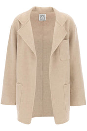 Toteme Double Faced Wool Jacket   Beige