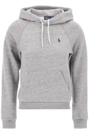 Polo Ralph Lauren Hooded Sweatshirt With Embroidered Logo   Grey