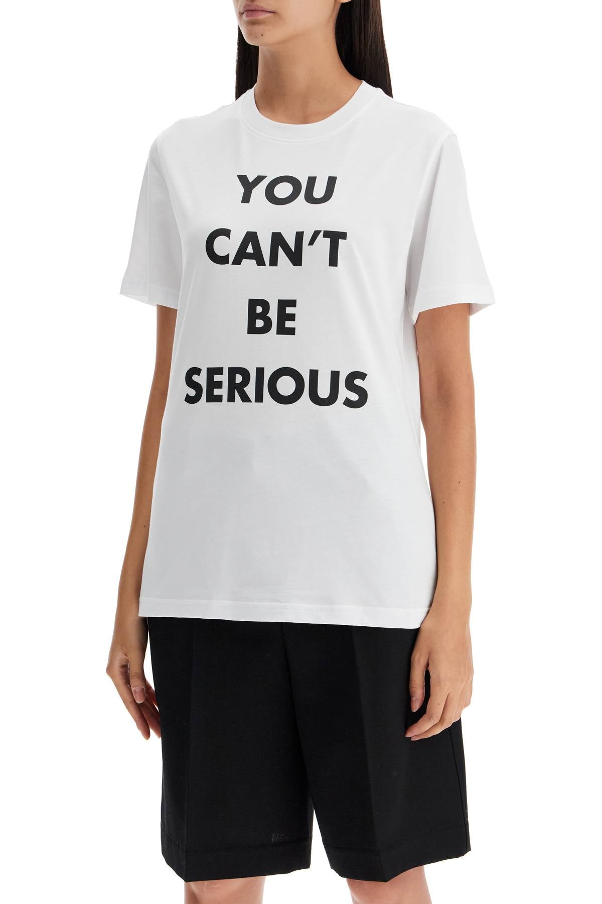 Moschino "seriousness Defying   White