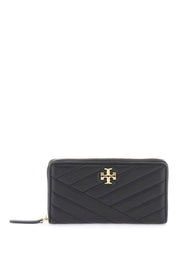 Tory Burch Kira Zip Around Wallet   Black