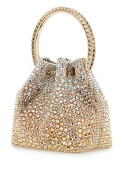 Jimmy Choo Crystal Bon Bon Bucket Bag   Silver