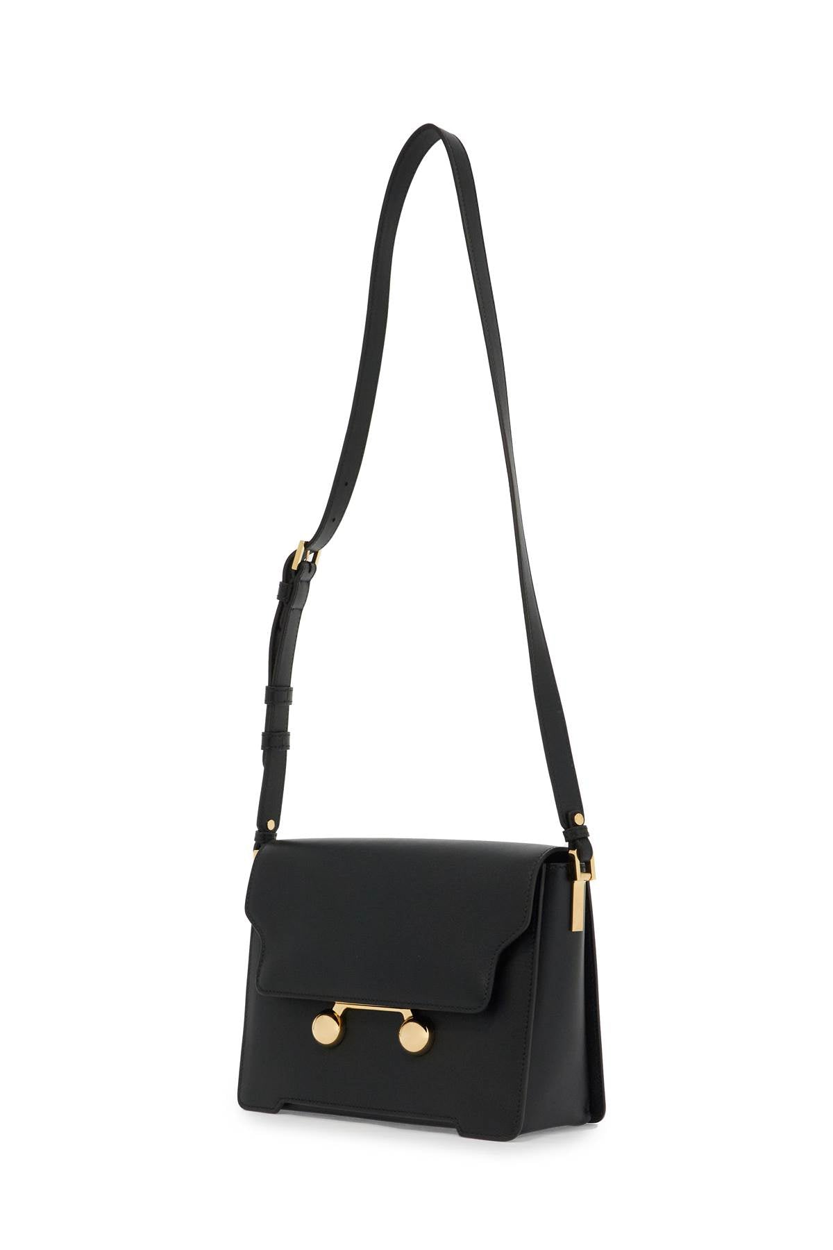 Marni Medium Trunkaroo Shoulder Bag   Black