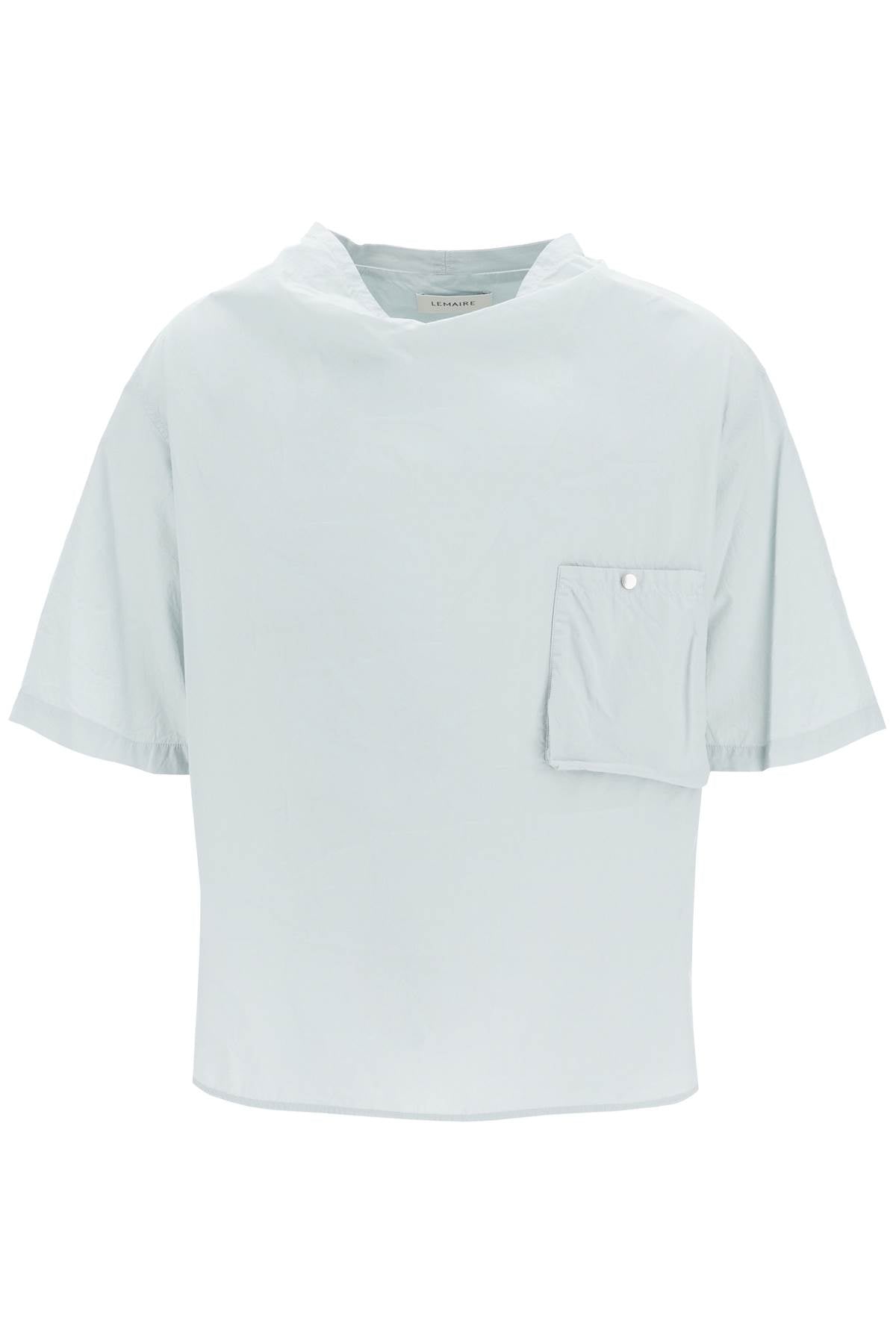 Lemaire Closed Short Sleeved Shirt   Grey