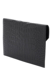 Bally Emblem Clutch   Black