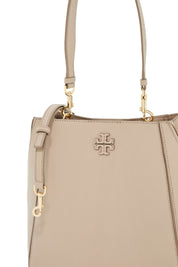 Tory Burch Mcgraw Bucket Bag   Grey