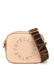 Stella Mc Cartney Camera Bag With Perforated Stella Logo   Brown