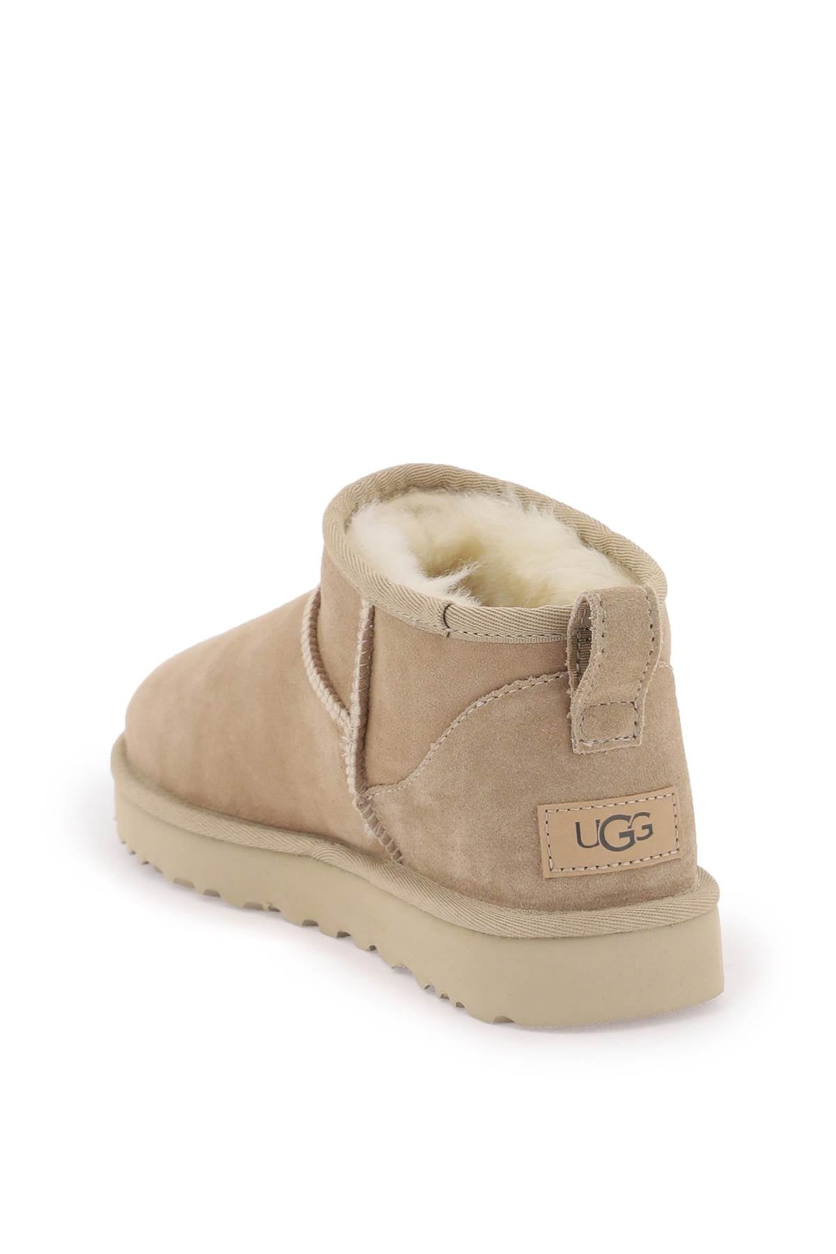 Ugg Classic Ultra Mini Ankle Boots   Beige