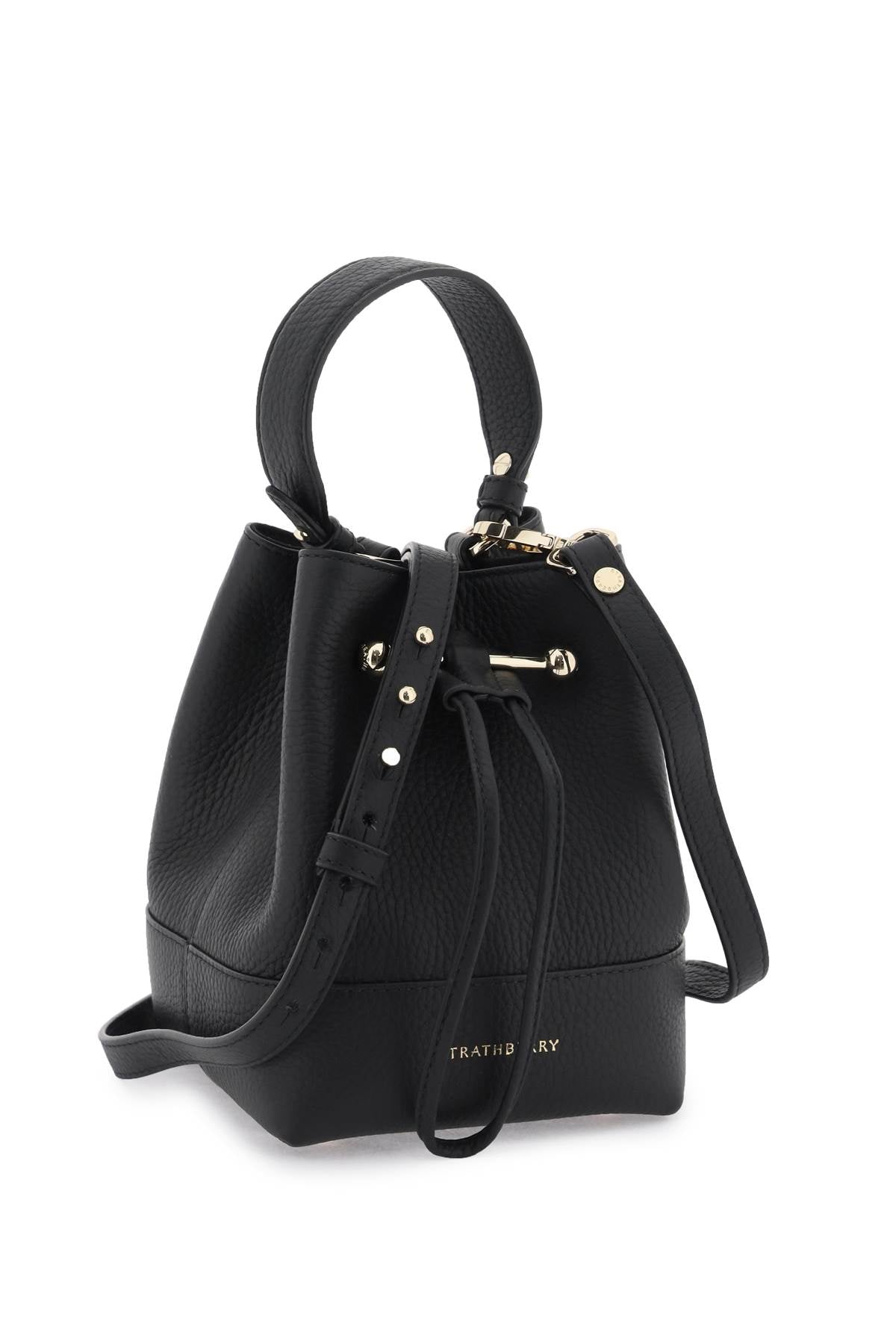 Strathberry Lana Osette Bucket Bag   Black