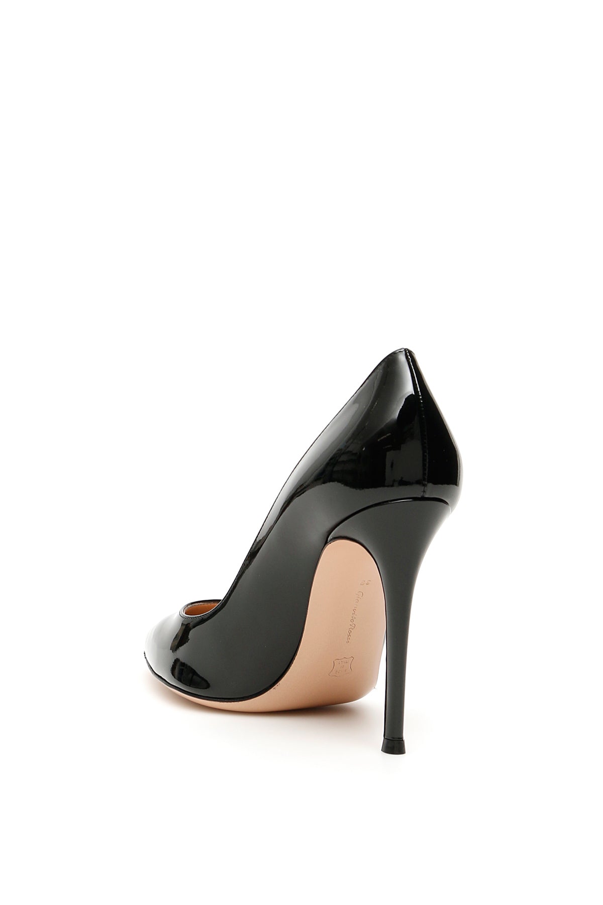 Gianvito Rossi Patent Leather Pumps   Black