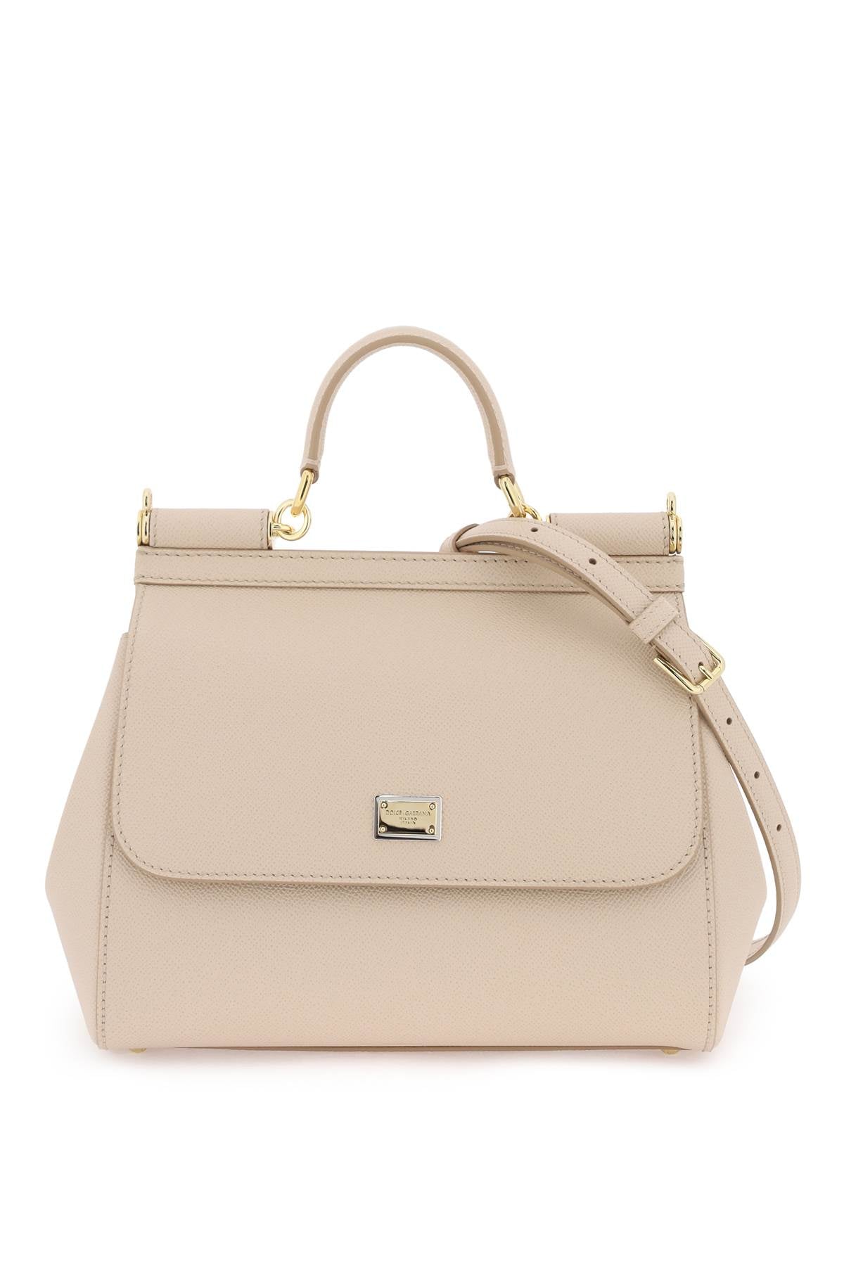 Dolce & Gabbana Sicily Medium Bag   Neutral