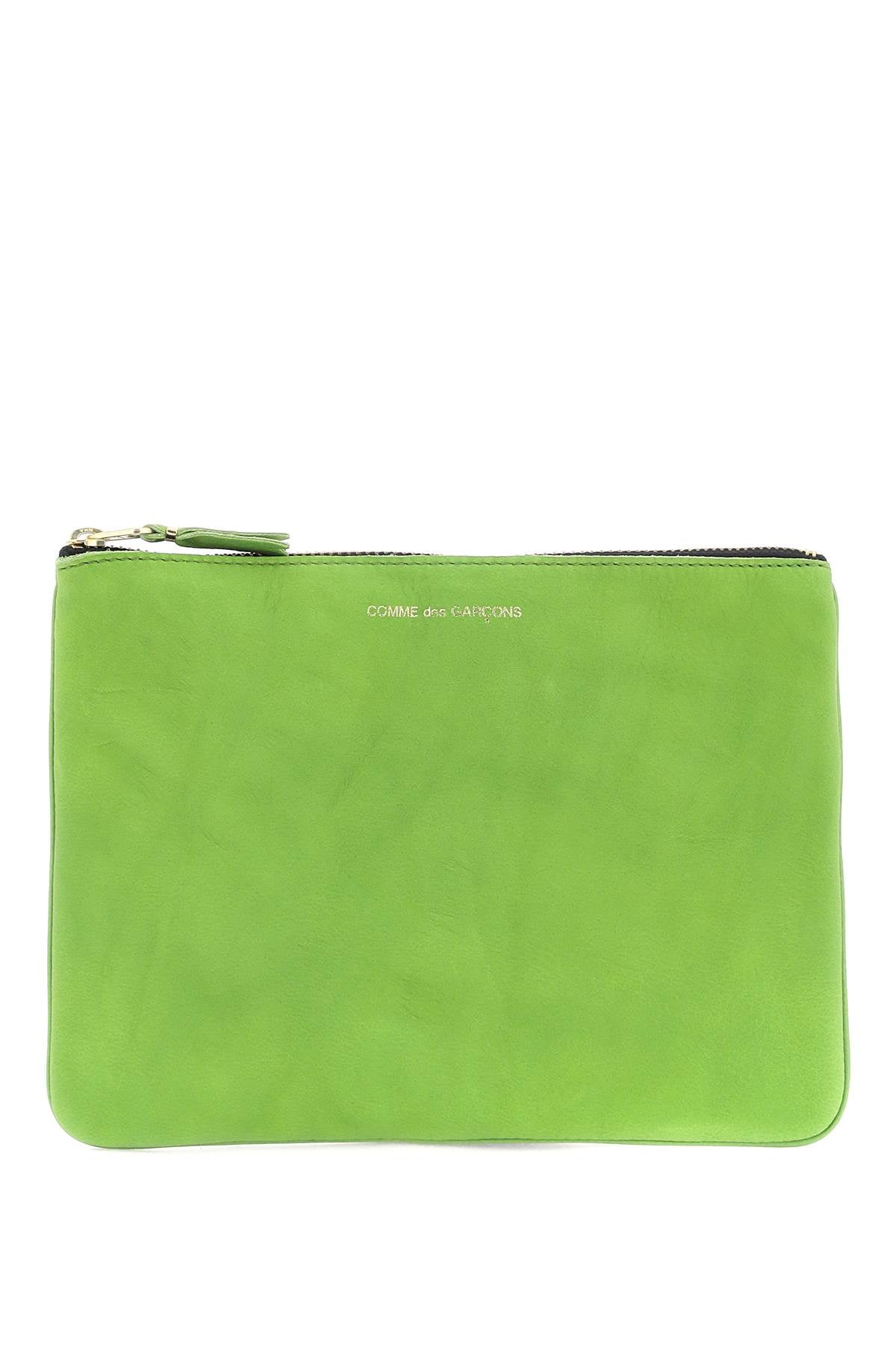 Comme Des Garcons Wallet Classic Pouch   Green