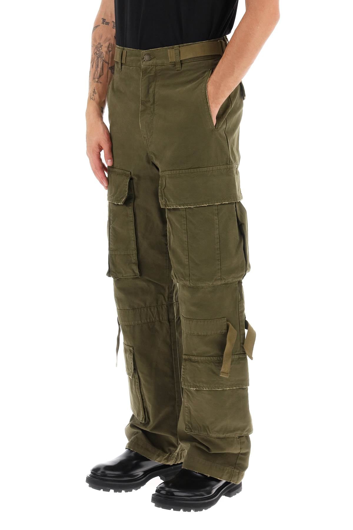 Darkpark Julian Cargo Pants   Green