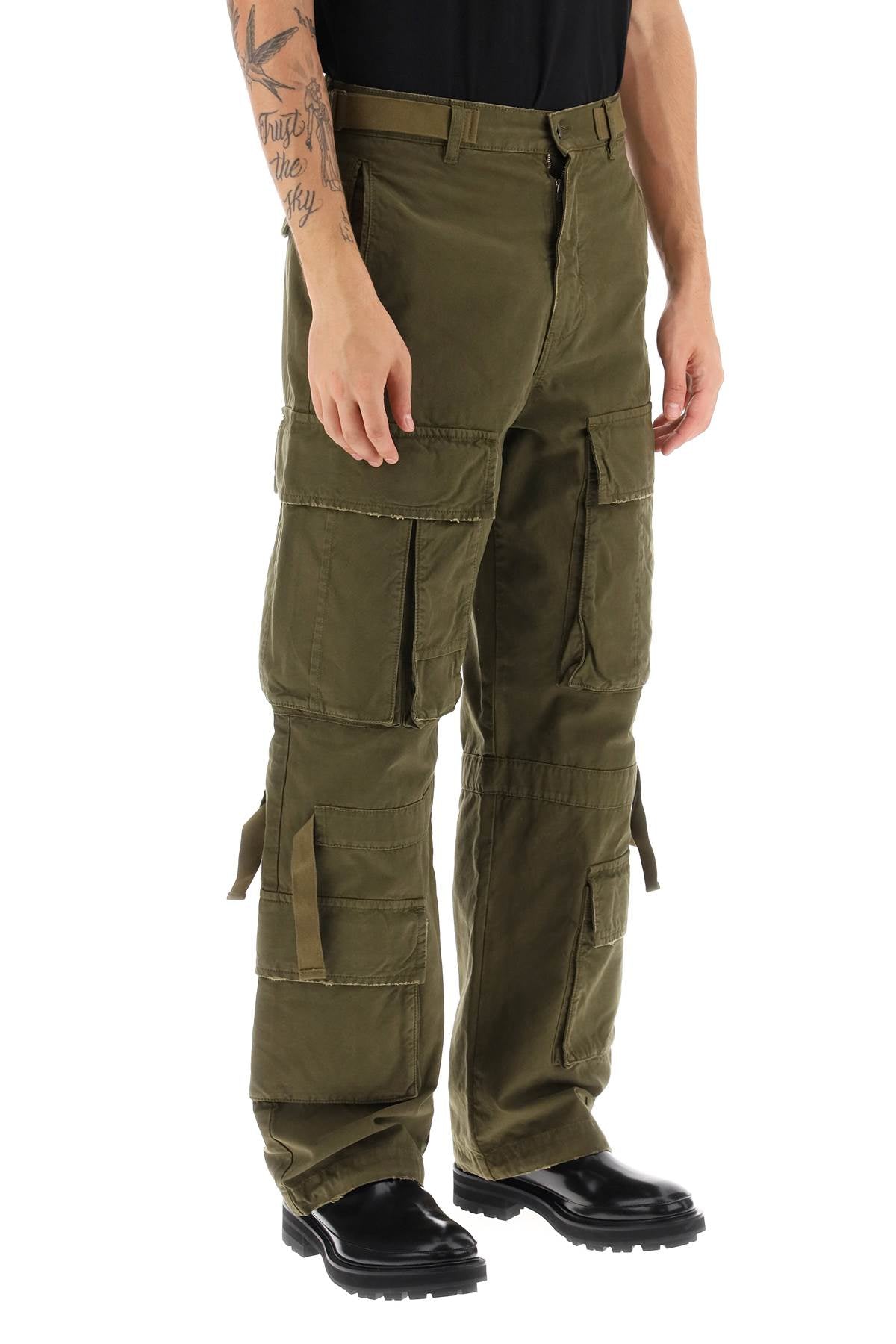 Darkpark Julian Cargo Pants   Green