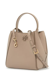 Tory Burch Mcgraw Bucket Bag   Grey