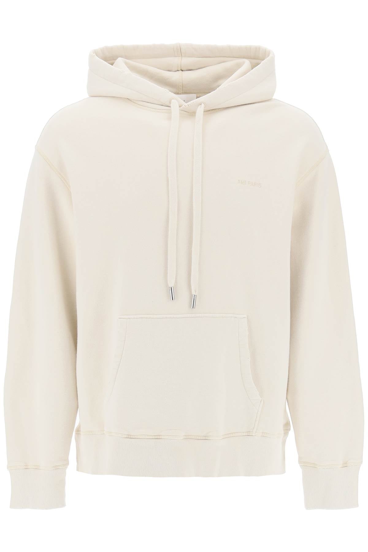 Ami Alexandre Matiussi Faded Effect Hoodie   Beige