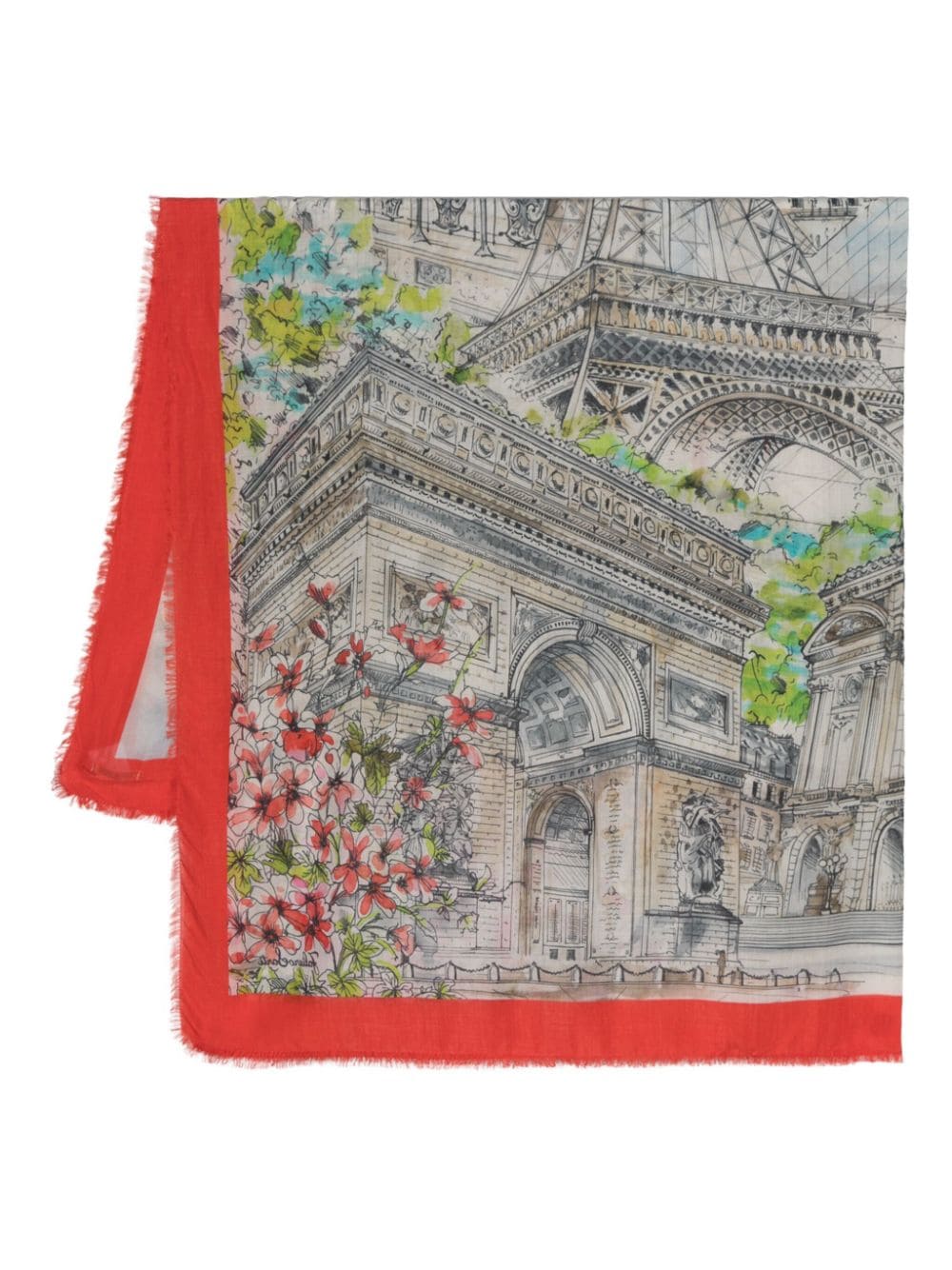 Faliero Sarti Scarfs Red