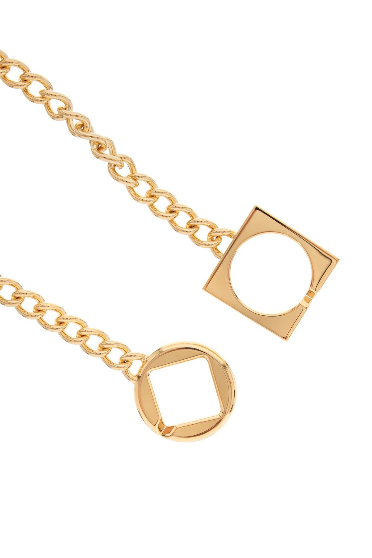 Jacquemus Necklace 'The Round Square   Gold