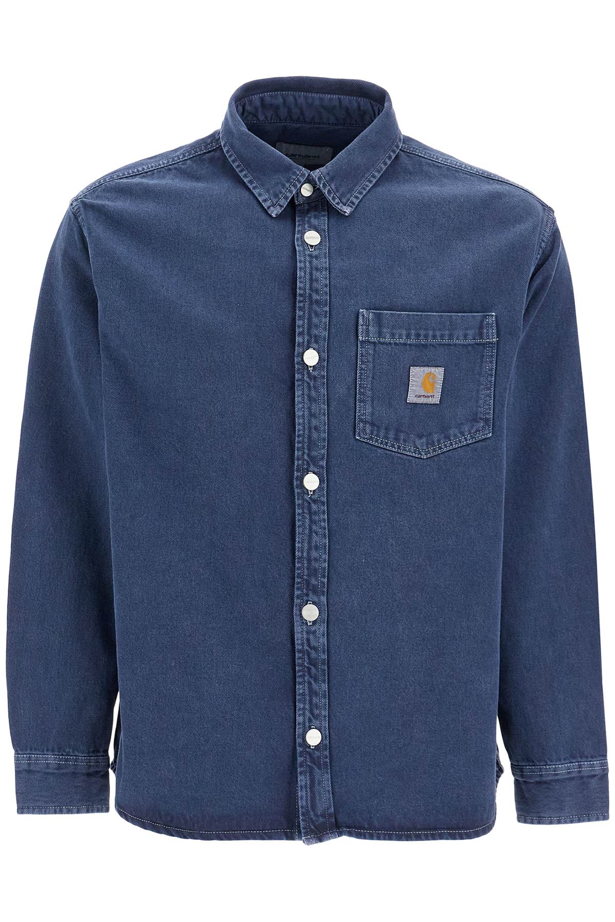 Carhartt Wip Denim George Overshirt   Blue