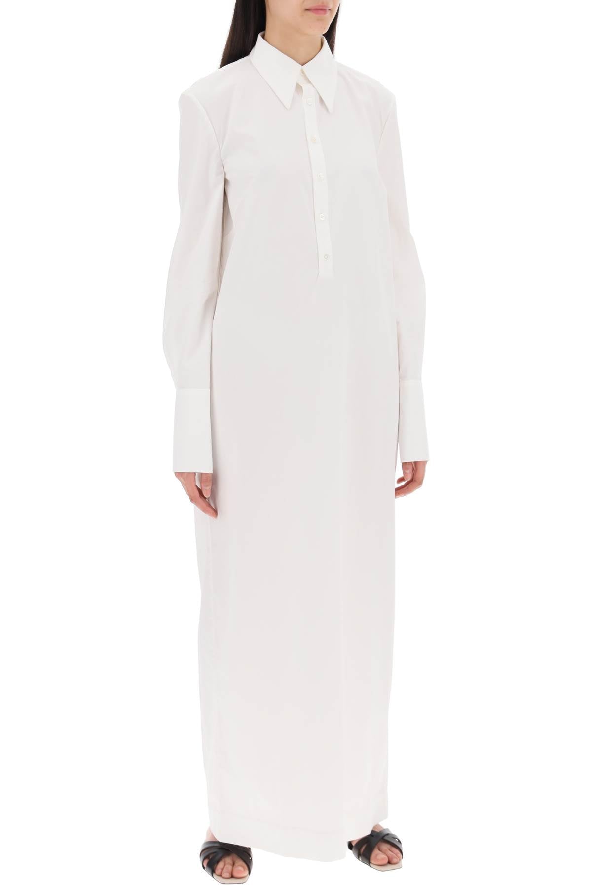 Interior Maxi Chemisier Dress Fletcher In   White