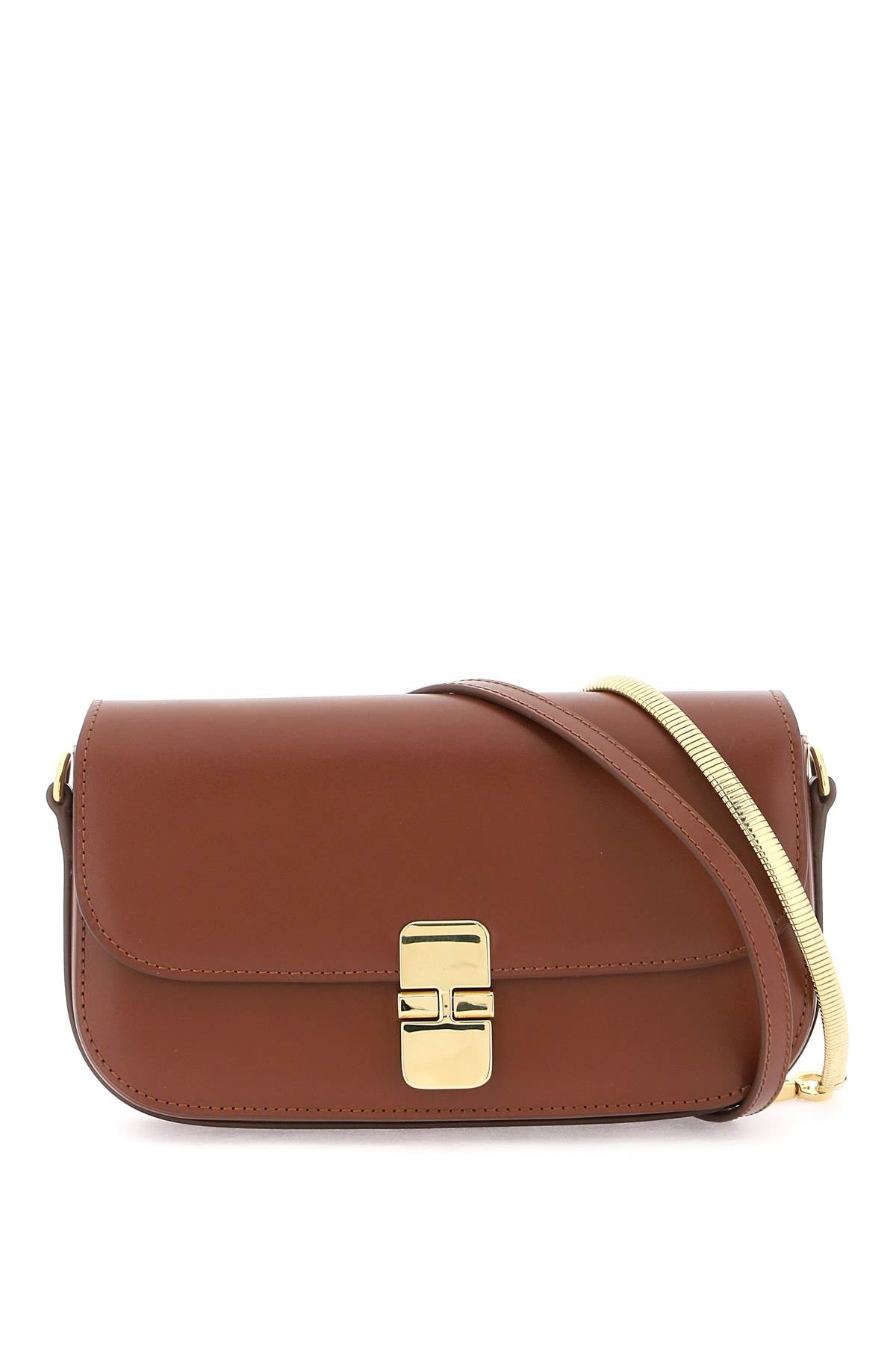 A.P.C. Grace Clutch Hand   Brown