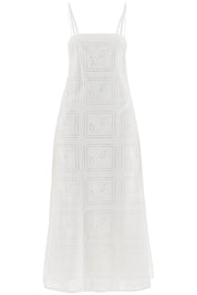 Tory Burch midi lace dress in seven