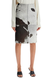 Saks Potts 'leopard print midi skirt