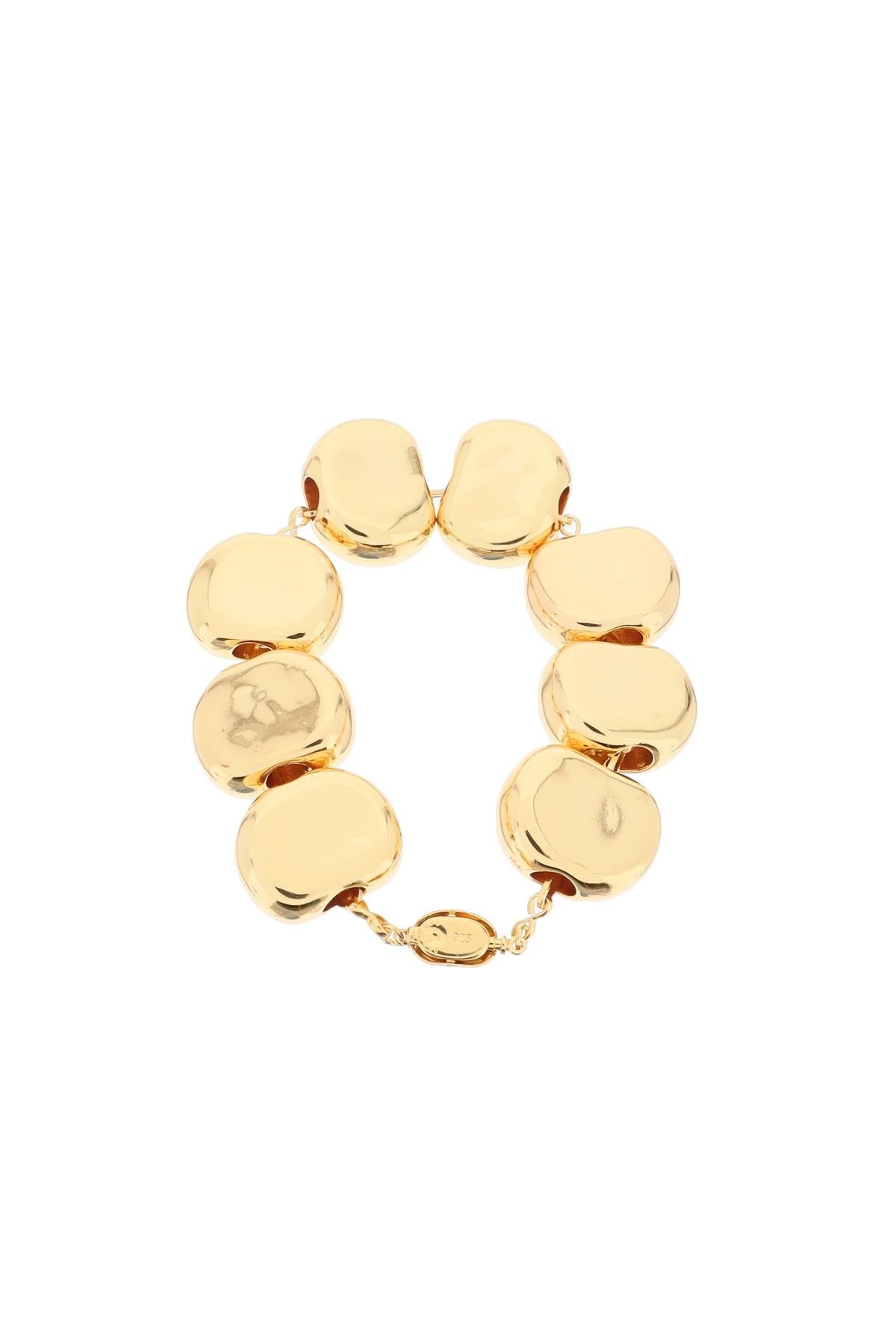 Timeless Pearly Bracelet With Eyes   Gold