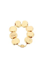 Timeless Pearly Bracelet With Eyes   Gold